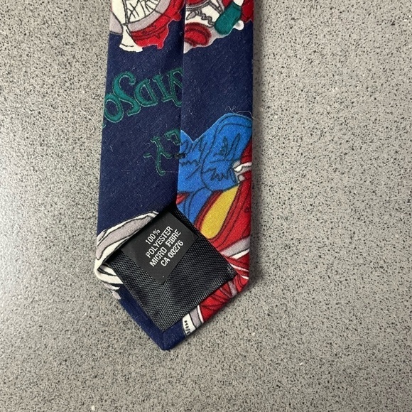 Vintage Protocol Harley-Davidson moto print tie - Picture 4 of 5